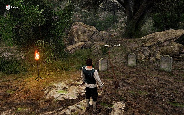 Łopatę odnajdziesz na cmentarzu - Become a Voodoo Master (Stanie się mistrzem voodoo) | Poboczne zadania - Antigua - Risen 3: Władcy Tytanów - poradnik do gry