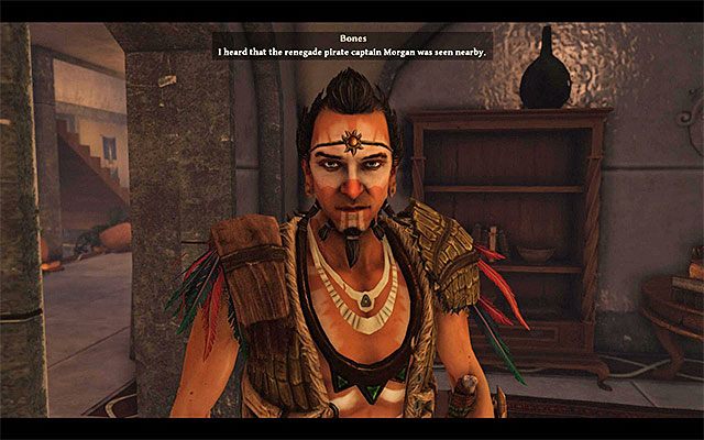 Bones ostrzeże bohatera o planach ataku na statek piratów-renegatów - Sea Battle Against Morgan (Bitwa morska z Morganem) | Pozostałe zadania - Risen 3: Władcy Tytanów - poradnik do gry
