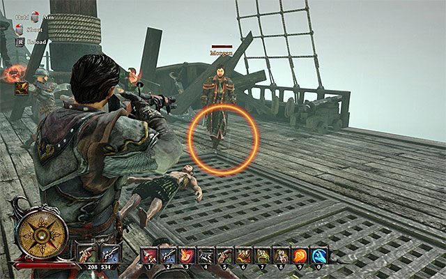 Unikaj silnych ciosów Morgana - Sea Battle Against Morgan (Bitwa morska z Morganem) | Pozostałe zadania - Risen 3: Władcy Tytanów - poradnik do gry