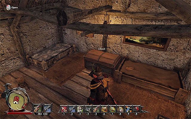 Zakradnij się do chatki i zabierz szynkę ze skrzyni - The Gourmet (Smakosz) | Poboczne zadania - Calador | Risen 3 - Risen 3: Władcy Tytanów - poradnik do gry