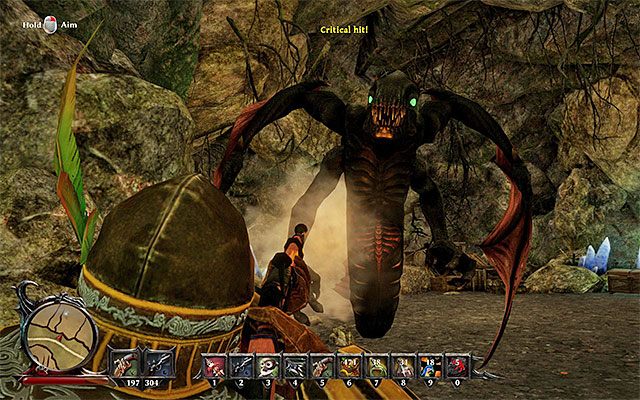 Do pokonania jest wytrzymały latający potwór - Wet Behind the Ears (Mokro za uszami) | Poboczne zadania - Tacarigua | Risen 3 - Risen 3: Władcy Tytanów - poradnik do gry