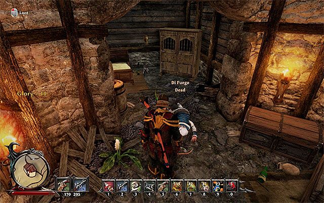 Obejrzyj zwłoki gubernatora - Di Fuegos Corpse (Zwłoki Di Fuego) | Poboczne zadania - Tacarigua | Risen 3 - Risen 3: Władcy Tytanów - poradnik do gry