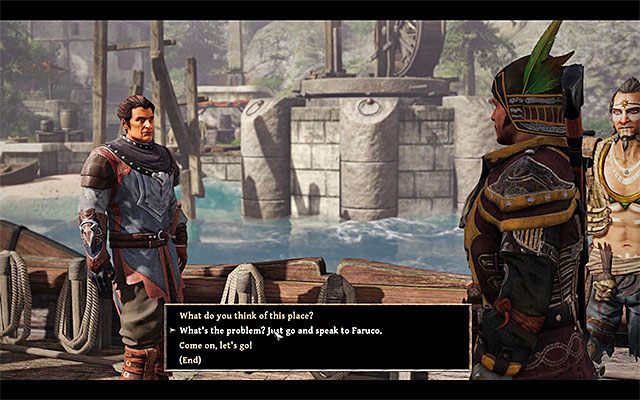 Horas poprosi Cię o spotkanie się z Faruco - A Friendly Turn (Przysługa) | Zadania załogi (Crew) | Risen 3 Władcy Tytanów - Risen 3: Władcy Tytanów - poradnik do gry