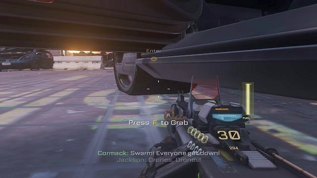 Drzwi, jako osłona - 01 - Induction | Solucja Call of Duty Advanced Warfare - Call of Duty: Advanced Warfare - poradnik do gry