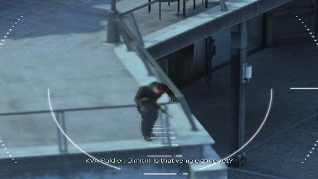 Zestrzeliwanie wrogów na balkonie - 06 - Manhunt | Solucja Call of Duty Advanced Warfare - Call of Duty: Advanced Warfare - poradnik do gry