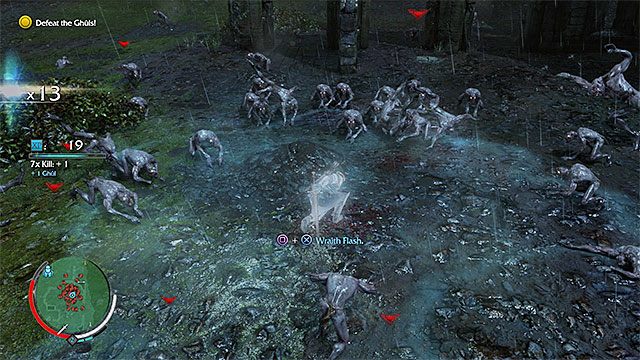 Ghule działają w grupach, aczkolwiek bardzo szybko giną - Odmiany przeciwników w Środziemie Cień Mordoru | Walka - Śródziemie: Cień Mordoru - poradnik do gry