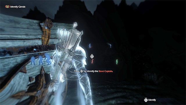 Gimub oznaczony jest przez grę czerwonym kolorem - 2 - The Slaver (Łowca niewolników) | Główne misje w Środziemie Cień Mordoru - Śródziemie: Cień Mordoru - poradnik do gry