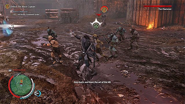 Wykorzystuj zwykłe orki do nabijania mnożnika - 11 - The Black Captain (Czarny Kapitan) | Główne misje Środziemie Cień Mordoru - Śródziemie: Cień Mordoru - poradnik do gry