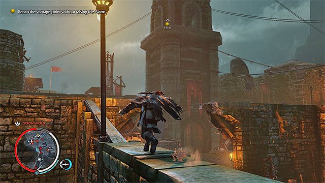 Polegaj na wspinaczce, dzięki której unikanie kontaktu z orkami będzie znacznie prostsze - 16 - The Power of the Wraith (Moc Wraith) | Główne misje Środziemie Cień Mordoru - Śródziemie: Cień Mordoru - poradnik do gry