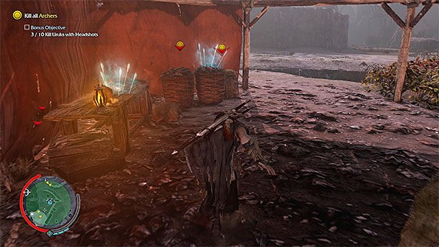 Nowe strzały możesz zabierać m.in. z namiotu - A Elbereth Gilthoniel - Elbereth Gilthoniel (łuk) | Misje związane z broniami - Śródziemie: Cień Mordoru - poradnik do gry