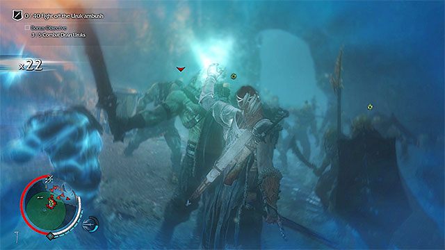 Regularnie odpalaj atak Wysysanie w walce - Arise - Powstań (miecz) | Misje związane z broniami w Środziemie Cień Mordoru - Śródziemie: Cień Mordoru - poradnik do gry