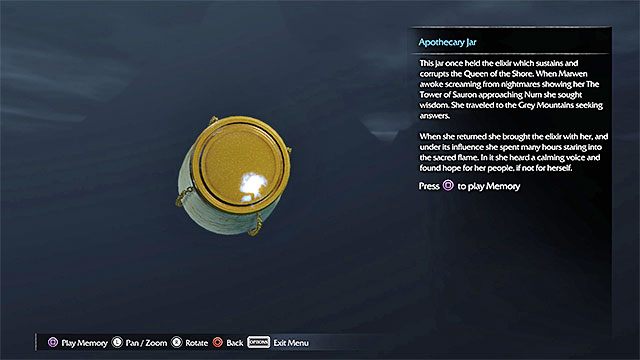 Artefakt ten leży na ziemi i ukryto go pod drewnianymi budynkami w twierdzy orków - Lista artefaktów - Nurn | Sekrety - Artefakty w Środziemie Cień Mordoru - Śródziemie: Cień Mordoru - poradnik do gry