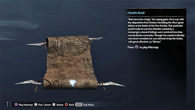 Artefakt ten znajduje się wewnątrz jednego z dużych namiotów w twierdzy orków i musisz uważać na potwory przebywające w tej okolicy - Lista artefaktów - Nurn | Sekrety - Artefakty w Środziemie Cień Mordoru - Śródziemie: Cień Mordoru - poradnik do gry