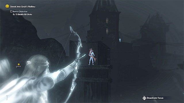 Łuczników najlepiej jest likwidować na odległość - 7 - The Outcasts (Wygnańcy) | Główne misje Środziemie Cień Mordoru - Śródziemie: Cień Mordoru - poradnik do gry