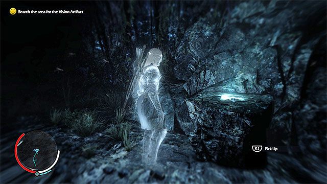 Rozpocznij liniowy przemarsz przez jaskinię i ignoruj napotykane po drodze ghule, bo nie będą one zainteresowane atakowaniem Taliona - 8 - The One Truth (Jedna prawda) | Główne misje Środziemie Cień Mordoru - Śródziemie: Cień Mordoru - poradnik do gry