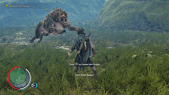 Bądź gotowy do wykonania kontry i zniewolenia ogłuszonej bestii - 14 - Big Game (Duża zwierzyna) | Główne misje Środziemie Cień Mordoru - Śródziemie: Cień Mordoru - poradnik do gry