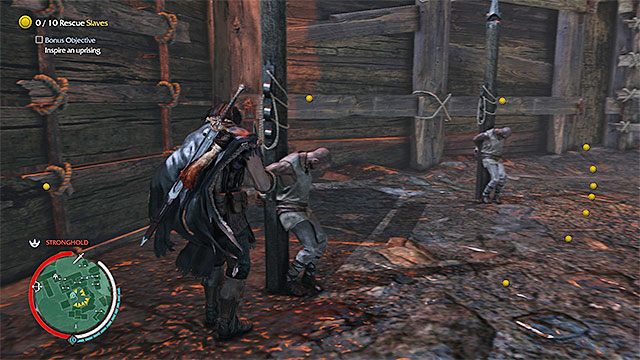 Po oswobodzeniu pierwszego z wygnańców w forcie zaczną pojawiać się orkowie - To Freedom (Do wolności) | Misje ratowania ludzi w Środziemie Cień Mordoru - Śródziemie: Cień Mordoru - poradnik do gry