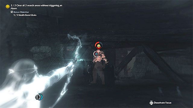 W trakcie walki z kapitanem dbaj o to żeby inni orkowie nie zostali zaalarmowani - 18 - The Cure (Lekarstwo) | Główne misje Środziemie Cień Mordoru - Śródziemie: Cień Mordoru - poradnik do gry