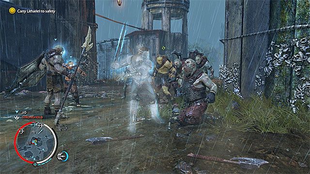 ...i pozbywaj się atakujących was potworów - 19 - The Rescue (Ratunek) | Główne misje Środziemie Cień Mordoru - Śródziemie: Cień Mordoru - poradnik do gry