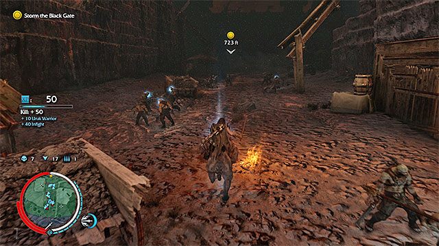 Kieruj się w stronę Czarnej Bramy - 20b - Mordor in Flames (Mordor w płomieniach) | Główne misje - Śródziemie: Cień Mordoru - poradnik do gry