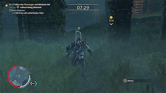 Podążaj za posłańcem i zabijaj identyfikowanych informatorów - Fatal Secrets - Śmiertelne sekrety (sztylet) | Misje związane z broniami - Śródziemie: Cień Mordoru - poradnik do gry