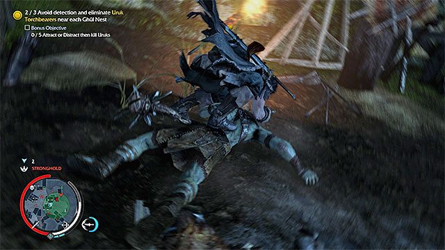 Osobiście atakuj tych wrogów, których nie możesz zlikwidować z pomocą łuku - The Scouring of the Shadow - Oczyszczenie cienia (sztylet) | Misje związane z broniami - Śródziemie: Cień Mordoru - poradnik do gry