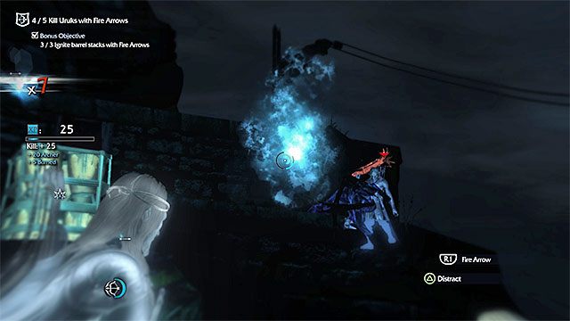 Ognistych strzał używaj też do eliminowania wrogów - The Spirit of Fire - Dusza ognia (łuk) | Misje związane z broniami - Śródziemie: Cień Mordoru - poradnik do gry