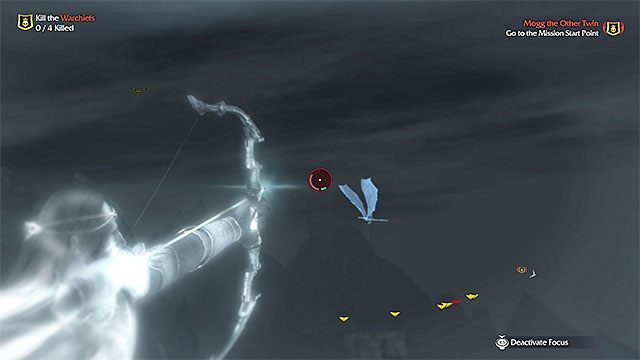 Przykładowy ptak - Wyzwania łowieckie (Hunting Challenges) w Środziemie Cień Mordoru | Podstawy - Śródziemie: Cień Mordoru - poradnik do gry