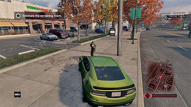 Najemników możesz potrącać swoim samochodem - Misja 1 (Hold On, Kiddo) | Główne misje - Akt II | Solucja Watch Dogs - Watch Dogs 1 - poradnik do gry