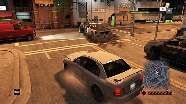 Uszkodź dostatecznie auto Racinea i następnie potrąć go - Misja 2 (Breakable Things) | Główne misje - Akt II | Solucja Watch Dogs - Watch Dogs 1 - poradnik do gry