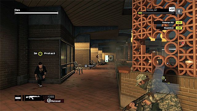 Likwiduj pojawiających się na górnym balkoniku wrogów - Misja 3 (Collateral) | Główne misje - Akt II | Solucja Watch Dogs - Watch Dogs 1 - poradnik do gry