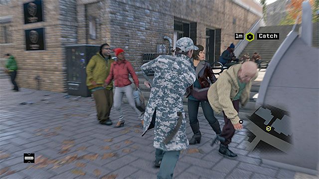 Zbliż się dostatecznie do Tobiasa i powal go na ziemię - Misja 4 (One Foot in the Grave) | Główne misje - Akt II | Solucja Watch Dogs - Watch Dogs 1 - poradnik do gry