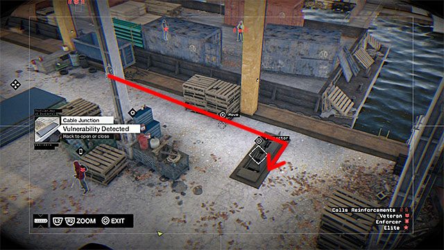 Do ominięcia pozostał już tylko jeden przeciwnik i stoi on w pobliżu oznaczonego przez grę auta - Misja 5 (Little Sister) | Główne misje - Akt IV | Solucja Watch Dogs - Watch Dogs 1 - poradnik do gry