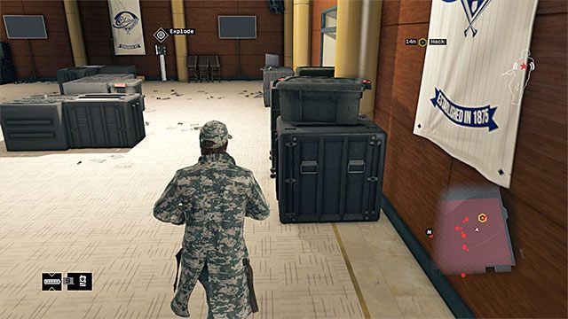 Po wkroczeniu do drugiej dużej sali wybierz najbliższy prawy korytarz - Misja 7 (No Turning Back #1) | Główne misje - Akt IV | Solucja Watch Dogs - Watch Dogs 1 - poradnik do gry