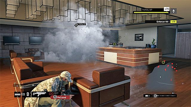 Szturmowca najlepiej jest pokonać używając granatnika lub materiałów wybuchowych - Misja 7 (No Turning Back #1) | Główne misje - Akt IV | Solucja Watch Dogs - Watch Dogs 1 - poradnik do gry