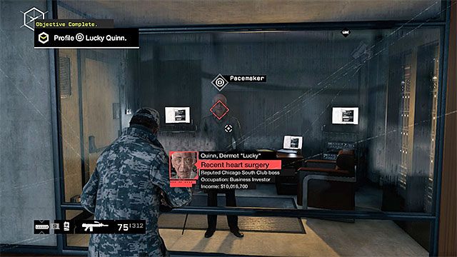 Zamorduj Quinna dzięki hakowaniu jego rozrusznika serca - Misja 7 (No Turning Back #1) | Główne misje - Akt IV | Solucja Watch Dogs - Watch Dogs 1 - poradnik do gry