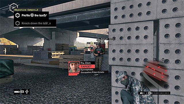 Gra poinformuje Cię gdy zlokalizowany zostanie cel misji - Omówienie typowej infiltracji kryjówki gangu | Kryjówki gangów Watch Dogs - Watch Dogs 1 - poradnik do gry