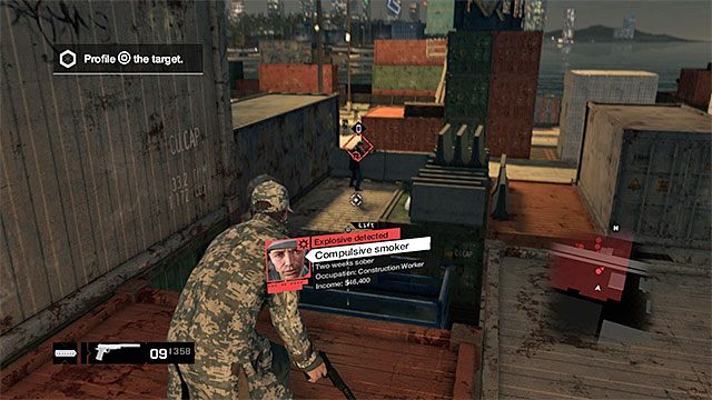 Warto wyeliminować wrogiego snajpera - Kryjówki - Brandon Docks | Kryjówki gangów Watch Dogs - Watch Dogs 1 - poradnik do gry