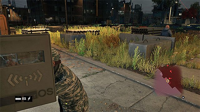 Zaczekaj aż wartownik odwróci się zanim wejdziesz w interakcję z terminalem - Misja 6 (Jury-Rigged) | Główne misje - Akt II | Solucja Watch Dogs - Watch Dogs 1 - poradnik do gry