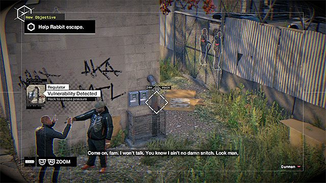 Skorzystaj z hakowania zanim Bedbug zastrzeli Rabbita - Misja 8 (Not a Job for Tyrone) | Główne misje - Akt II | Solucja Watch Dogs - Watch Dogs 1 - poradnik do gry