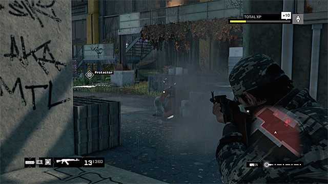 Wrogów możesz atakować z górnych balkoników lub z dolnego poziomu - Misja 9 (Uninvited) | Główne misje - Akt II | Solucja Watch Dogs - Watch Dogs 1 - poradnik do gry