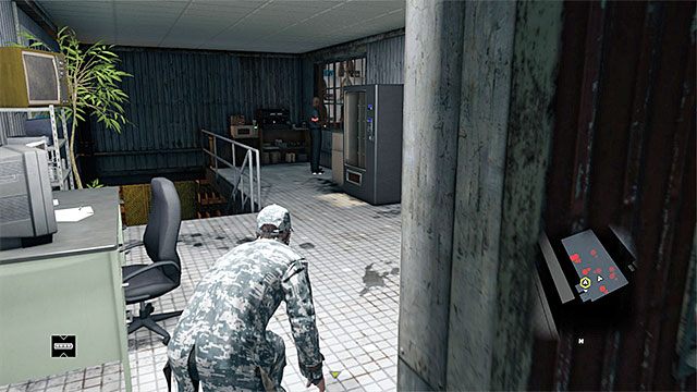 Możesz łatwo ominąć pierwszego strażnika - Misja 12 (A Risky Bid) | Główne misje - Akt II | Solucja Watch Dogs - Watch Dogs 1 - poradnik do gry