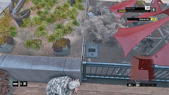 W pobliżu budynku pojawi się szturmowiec - Misja 13 (Role Model) | Główne misje - Akt II | Solucja Watch Dogs - Watch Dogs 1 - poradnik do gry