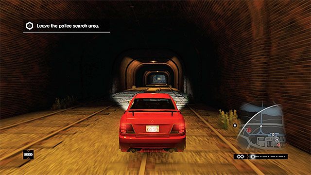 Trzymaj się z dala od głównych dróg i szukaj sposobu na wyjechanie poza szary okrąg - Misja 1 (Bottom of the Eighth) | Główne misje - Akt I | Solucja Watch Dogs - Watch Dogs 1 - poradnik do gry