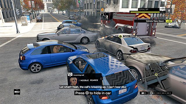 Użycie hakowania pozwoli ci w prostszy sposób zakończyć pościg - Misja 2 (Big Brother) | Główne misje - Akt I | Solucja Watch Dogs - Watch Dogs 1 - poradnik do gry