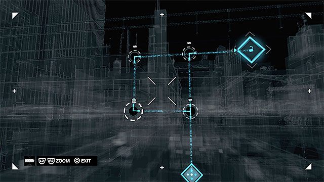 Przykładowe rozwiązanie jednej z mini-gier - Misja 3 (Backstage Pass) | Główne misje - Akt I | Solucja Watch Dogs - Watch Dogs 1 - poradnik do gry