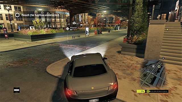Unikaj pokazywanych na mini-mapie żółtych okręgów - Misja 4 (Backseat Driver) | Główne misje - Akt I | Solucja Watch Dogs - Watch Dogs 1 - poradnik do gry