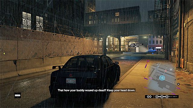 Zgaszenie silnika może, lecz nie musi, zagwarantować pozostanie niewykrytym - Misja 4 (Backseat Driver) | Główne misje - Akt I | Solucja Watch Dogs - Watch Dogs 1 - poradnik do gry