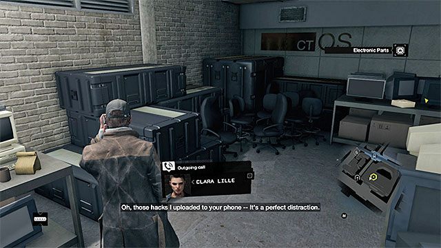 Pozbieraj pozostawione w magazynie obiekty - Misja 5 (Open Your World) | Główne misje - Akt I | Solucja Watch Dogs - Watch Dogs 1 - poradnik do gry