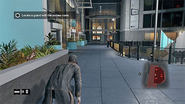 Skradaj się pozostając blisko lewej ściany - Misja 5 (Open Your World) | Główne misje - Akt I | Solucja Watch Dogs - Watch Dogs 1 - poradnik do gry